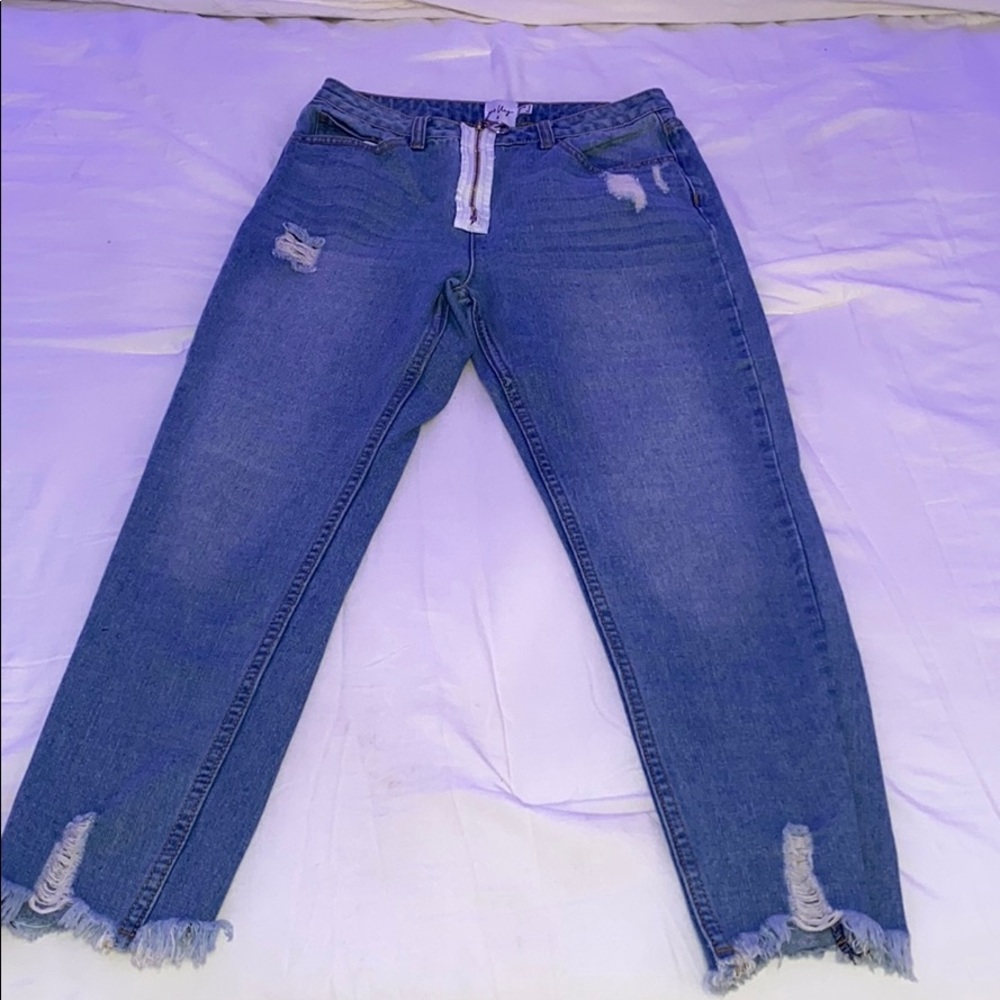 Princess Polly Size 4 Jeans barely used high waste